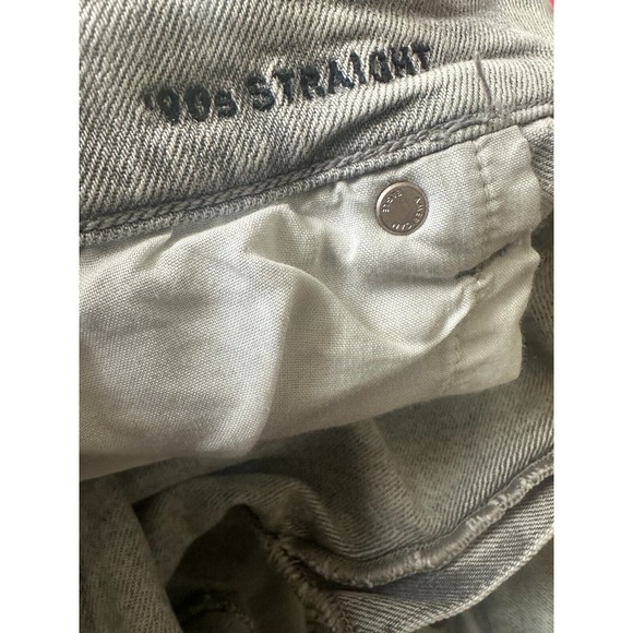 American Eagle Outfitters Gray Straight Leg Jeans - Picture 3 of 13